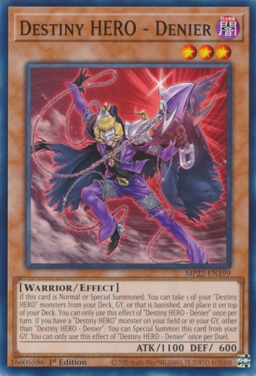 Destiny HERO - Denier (MP22-EN199) - 1st Edition