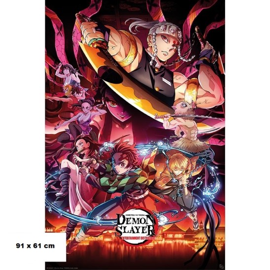 Αφίσα Demon Slayer Season 2 (91x61)