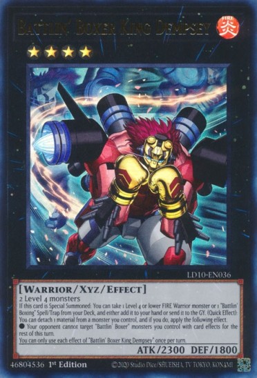 Battlin' Boxer King Dempsey (LD10-EN036) - 1st Edition