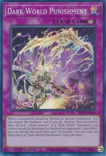Dark World Punishment (SR13-EN033) - 1st Edition