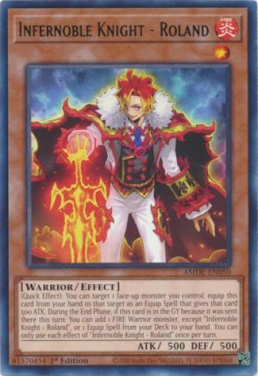 Infernoble Knight - Roland (AMDE-EN050) - 1st Edition
