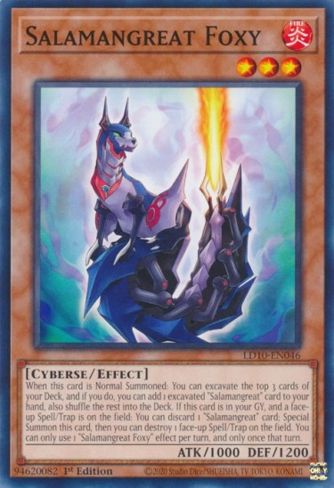 Salamangreat Foxy (LD10-EN046) - 1st Edition