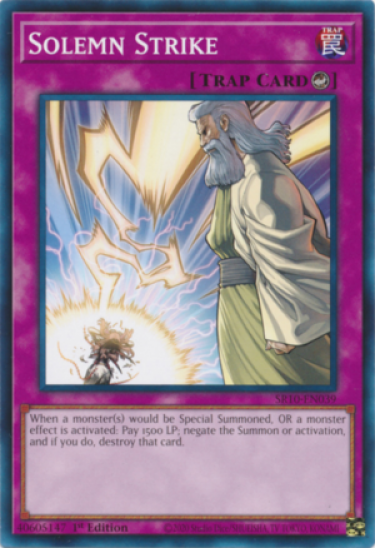 Solemn Strike (SR10-EN039) - 1st Edition