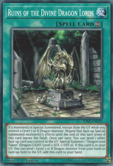 Ruins of the Divine Dragon Lords (SDRR-EN029) - 1st Edition
