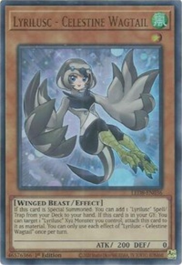 Lyrilusc - Celestine Wagtail (LED8-EN036) - 1st Edition