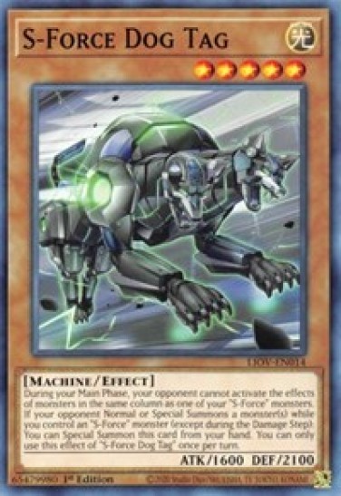 S-Force Dog Tag (LIOV-EN014) - 1st Edition