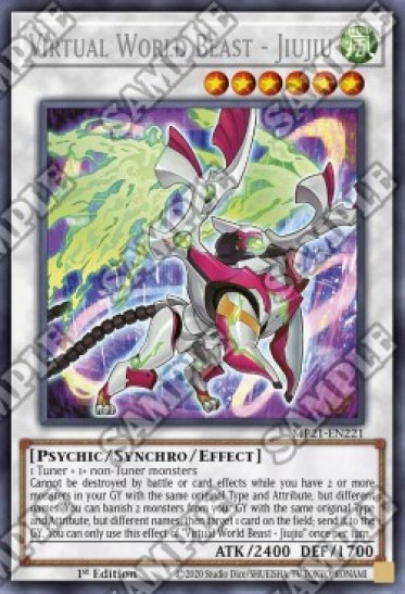 Virtual World Beast - Jiujiu (MP21-EN221) - 1st Edition