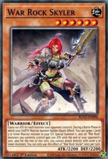 War Rock Skyler (BLVO-EN096) - 1st Edition