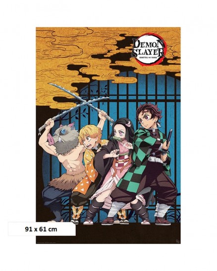 Αφίσα Demon Slayer Group (91x61)