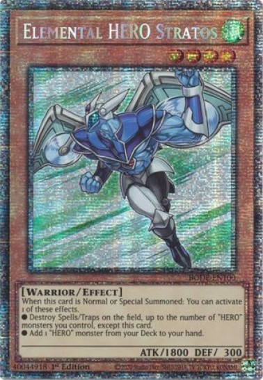 Elemental HERO Stratos (BODE-EN100) - 1st Edition