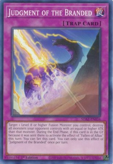 Judgment of the Branded (SDAZ-EN034) - 1st Edition