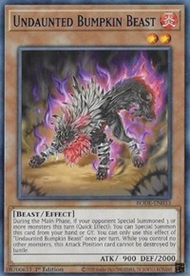 Undaunted Bumpkin Beast (BODE-EN033) - 1st Edition