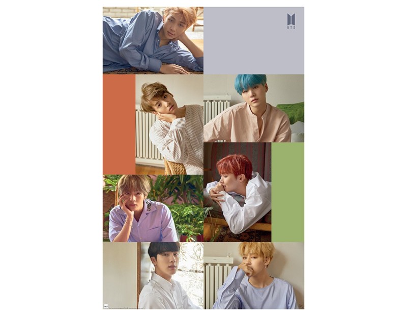 Αφίσα BTS Group Collage (91x61)