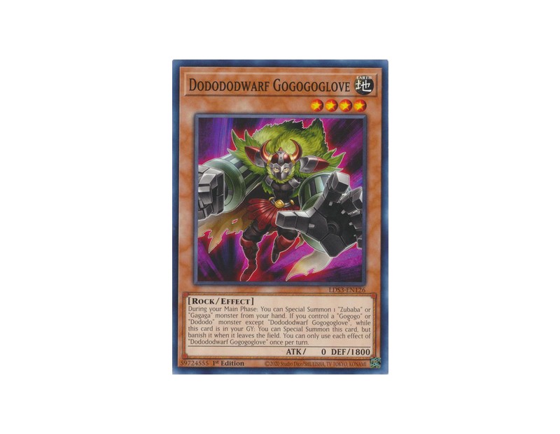 Dodododwarf Gogogoglove (LDS3-EN126) - 1st Edition