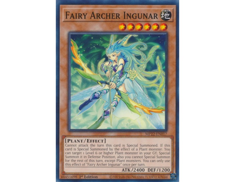 Fairy Archer Ingunar (MP22-EN017) - 1st Edition