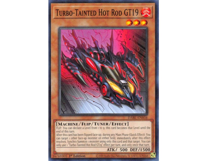 Turbo-Tainted Hot Rod GT19 (DABL-EN034) - 1st Edition