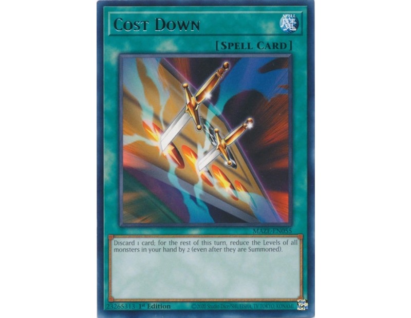 Cost Down (MAZE-EN055) - 1st Edition