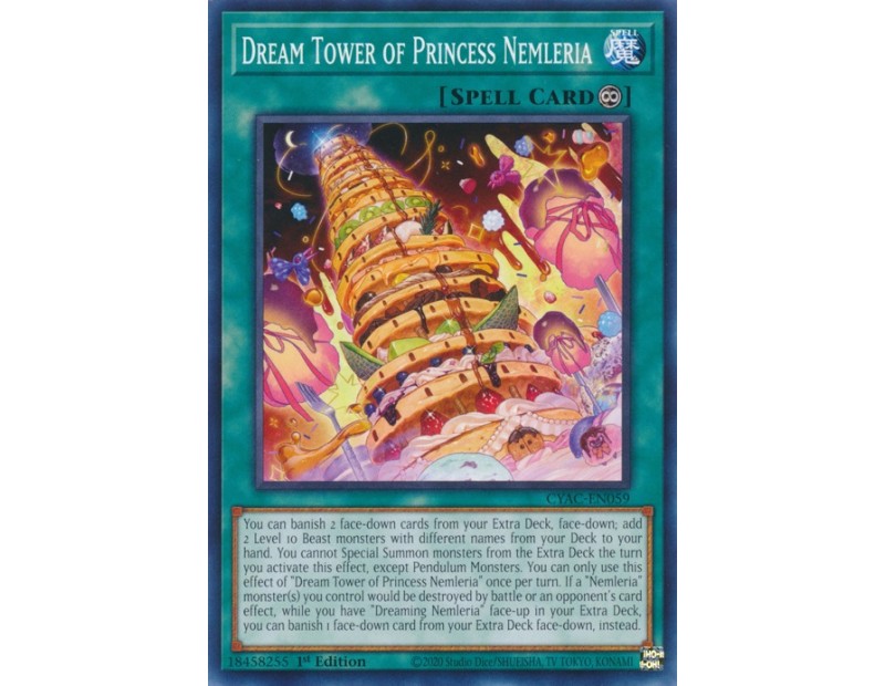 Dream Tower of Princess Nemleria (CYAC-EN059) - 1st Edition