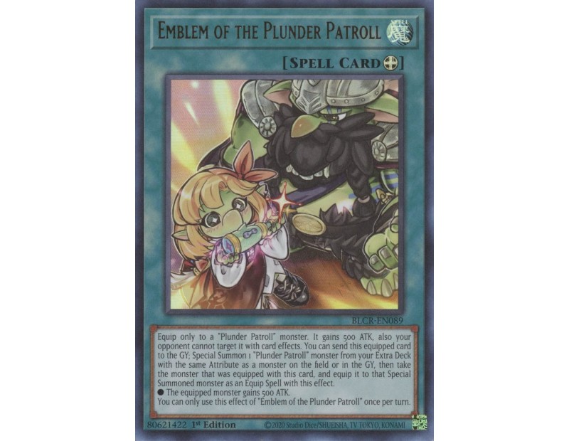Emblem of the Plunder Patroll (BLCR-EN089) - 1st Edition