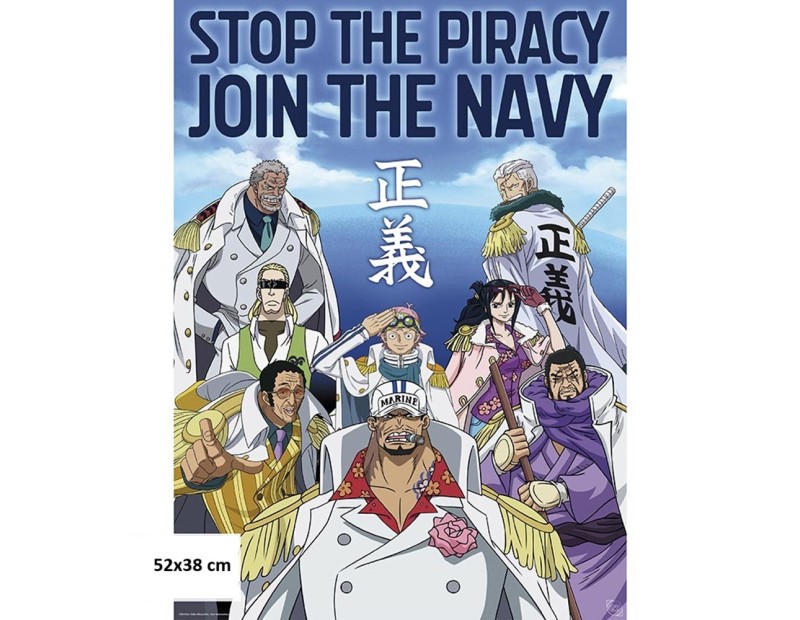 Αφίσα One Piece - Marine Army (52x38)
