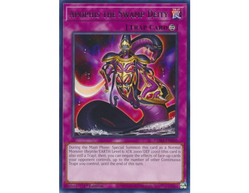 Apophis the Swamp Deity (VASM-EN060) - 1st Edition
