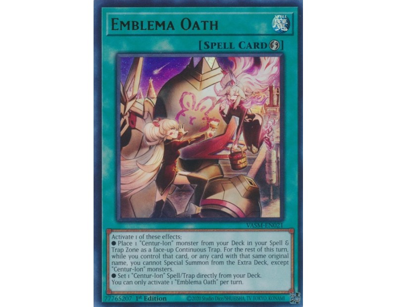 Emblema Oath (VASM-EN021) - 1st Edition