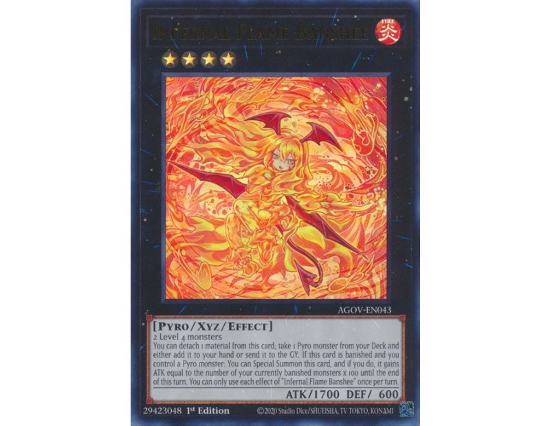 Infernal Flame Banshee (AGOV-EN043) - 1st Edition