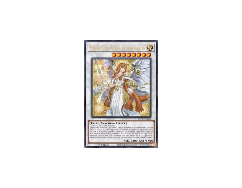 Minerva, the Athenian Lightsworn (LEDE-EN043) - 1st Edition