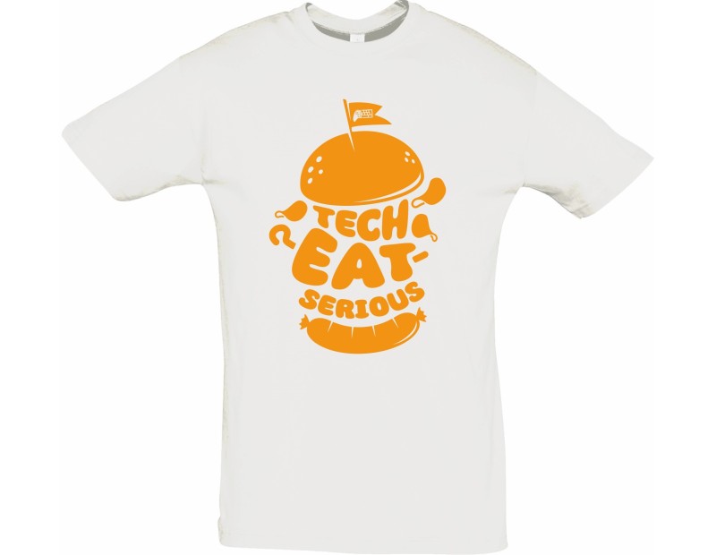 T-Shirt TechEATserious (Λευκό)
