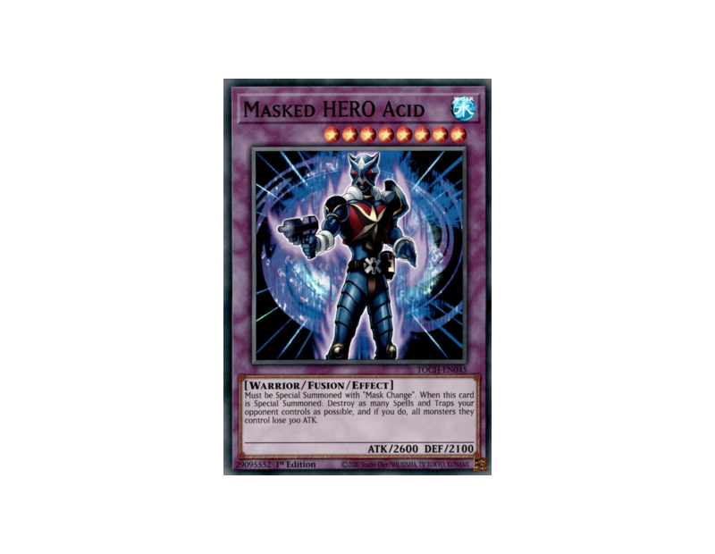 Masked HERO Acid (TOCH-EN045) - 1st Edition