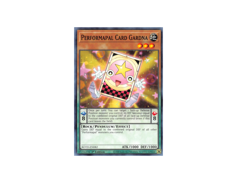 Performapal Card Gardna (ROTD-EN082) - 1st Edition