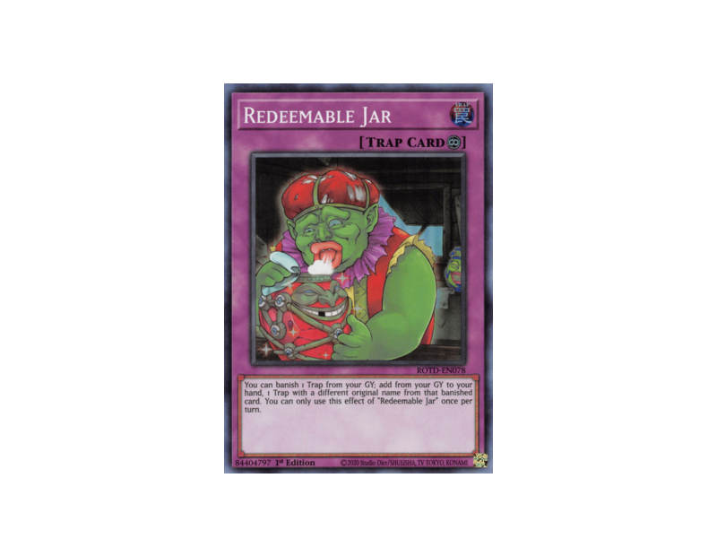 Redeemable Jar (ROTD-EN078) - 1st Edition