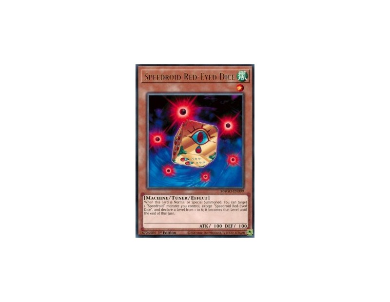 Speedroid Red-Eyed Dice (MAGO-EN099) - 1st  Edition