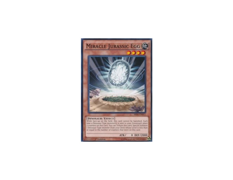 Miracle Jurassic Egg (SR04) - 1st Edition