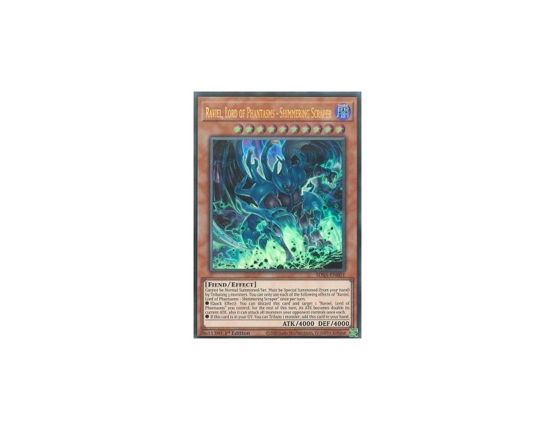 Raviel, Lord of Phantasms - Shimmering Scraper (SDSA) - 1st Edition