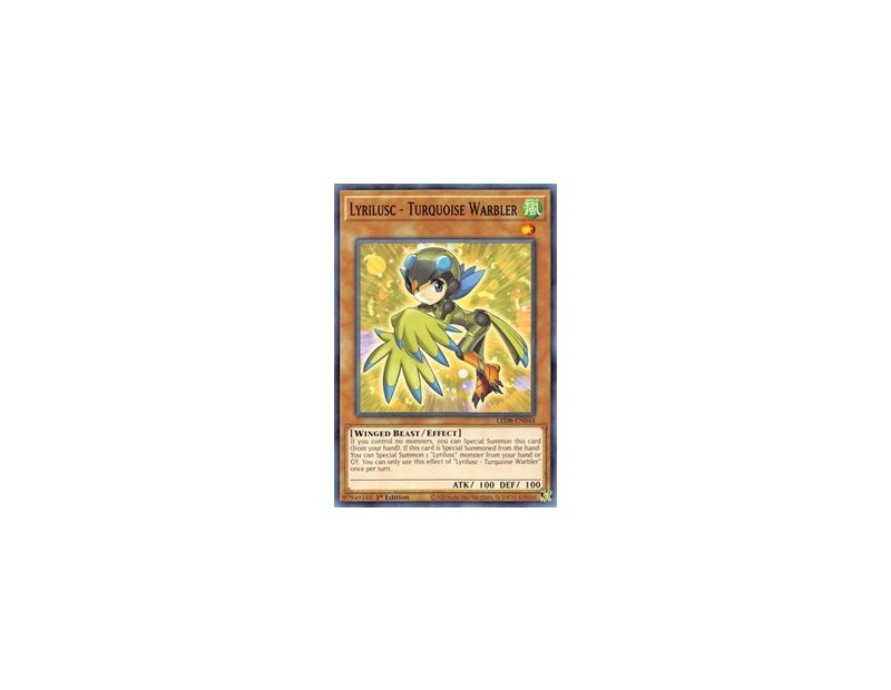 Lyrilusc - Turquoise Warbler (LED8-EN044) - 1st Edition