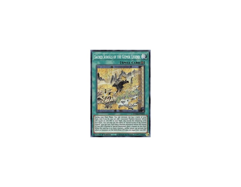 Sacred Scrolls of the Gizmek Legend (DAMA-EN060) - 1st Edition