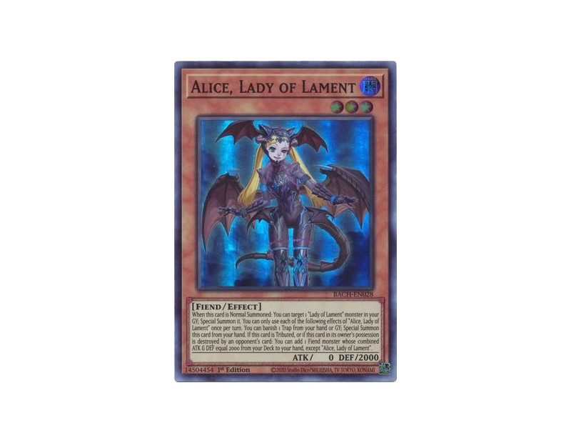 Alice, Lady of Lament (BACH-EN028) - 1st Edition