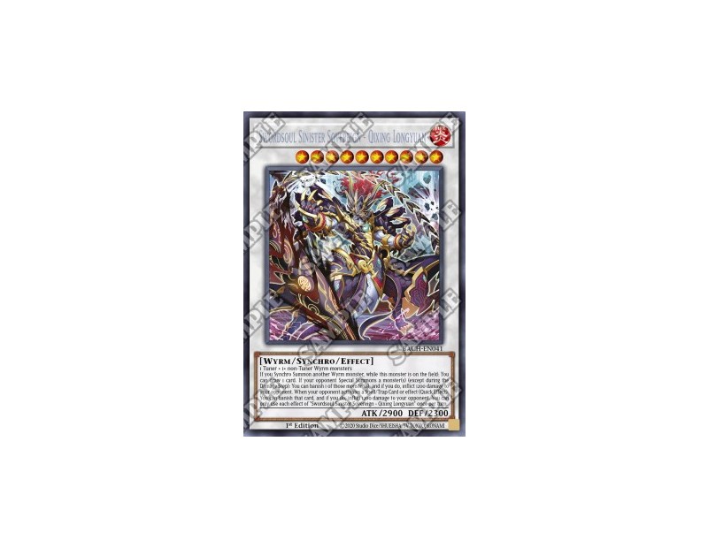 Swordsoul Sinister Sovereign - Qixing Longyuan (BACH-EN041) - 1st Edition