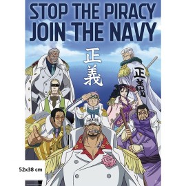 Αφίσα One Piece - Marine Army (52x38)