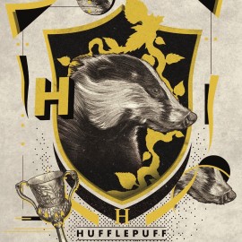 Art Print Hufflepuff (36x 28)
