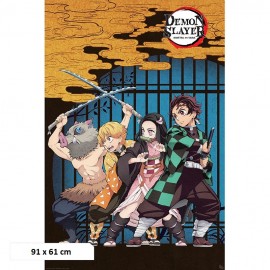 Αφίσα Demon Slayer Group (91x61)